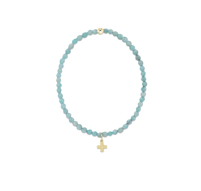 CLASSIC 3MM SIGNATURE GOLD CROSS