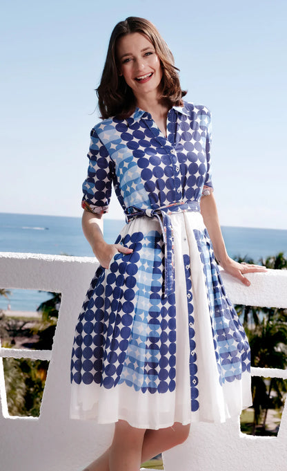 DOT PRINT MAZIEL DRESS