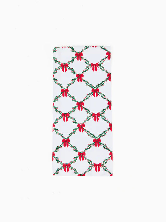 HOLIDAY TRELLIS TEA TOWEL