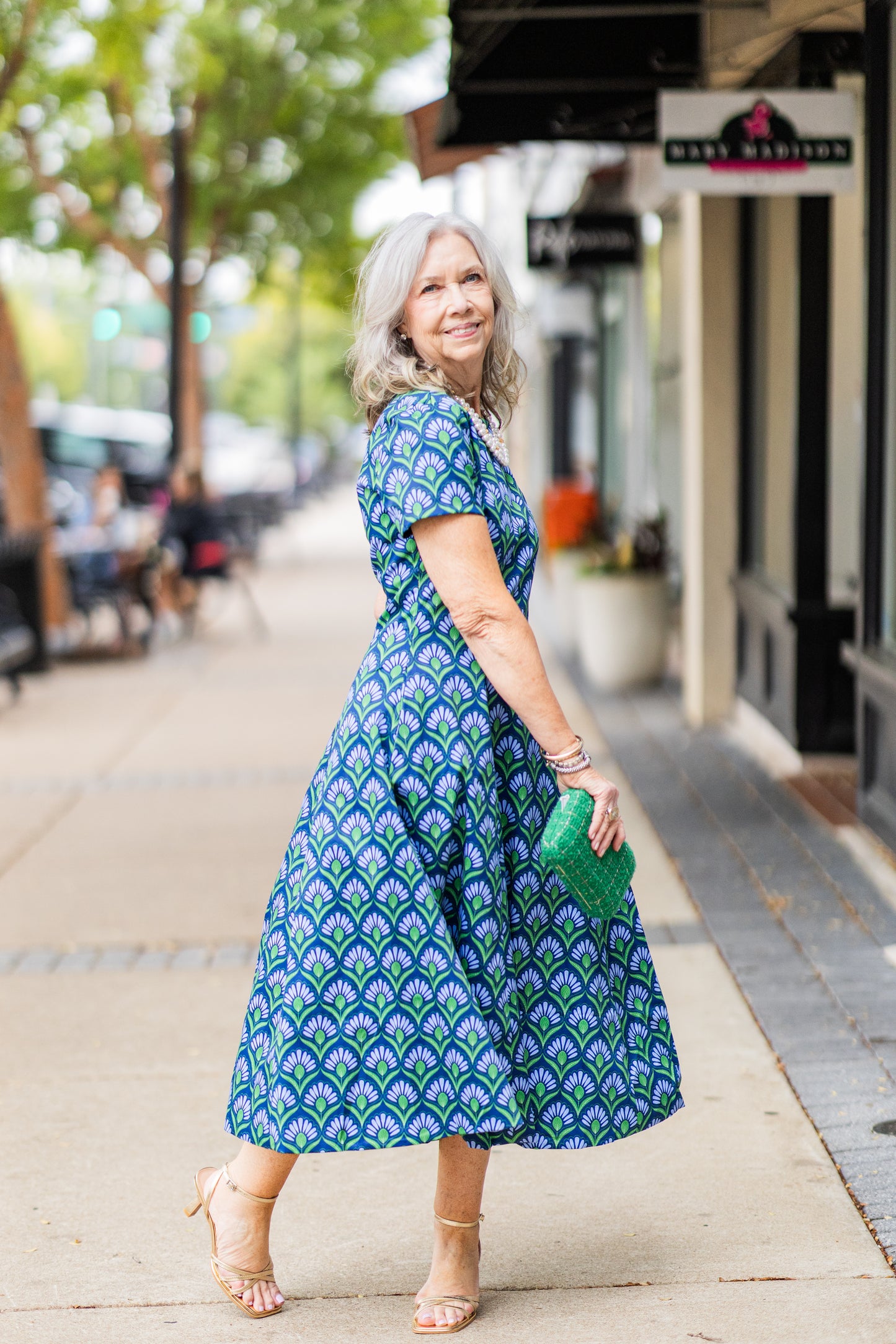 FAN FETE BLUE REVERSIBLE DRESS