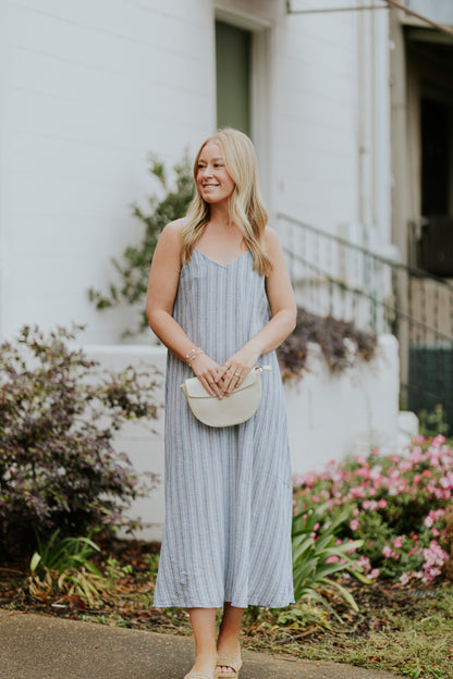 SANDCOMBER STRIPED DRESS