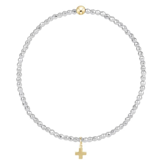 FACETED HEM 2MM CROSS EXTENDS