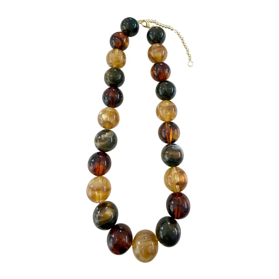 AVA CHUNKY BEADED NECKLACE