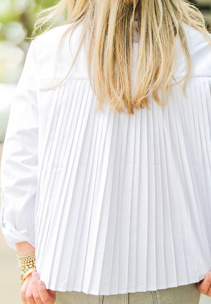 POPLIN REMOVABLE TIE TOP