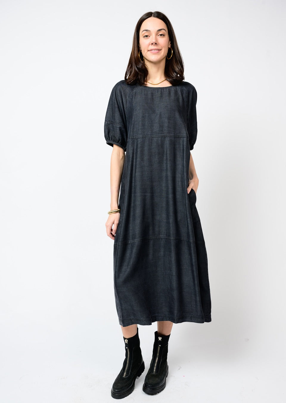 DARK DENIM DRESS