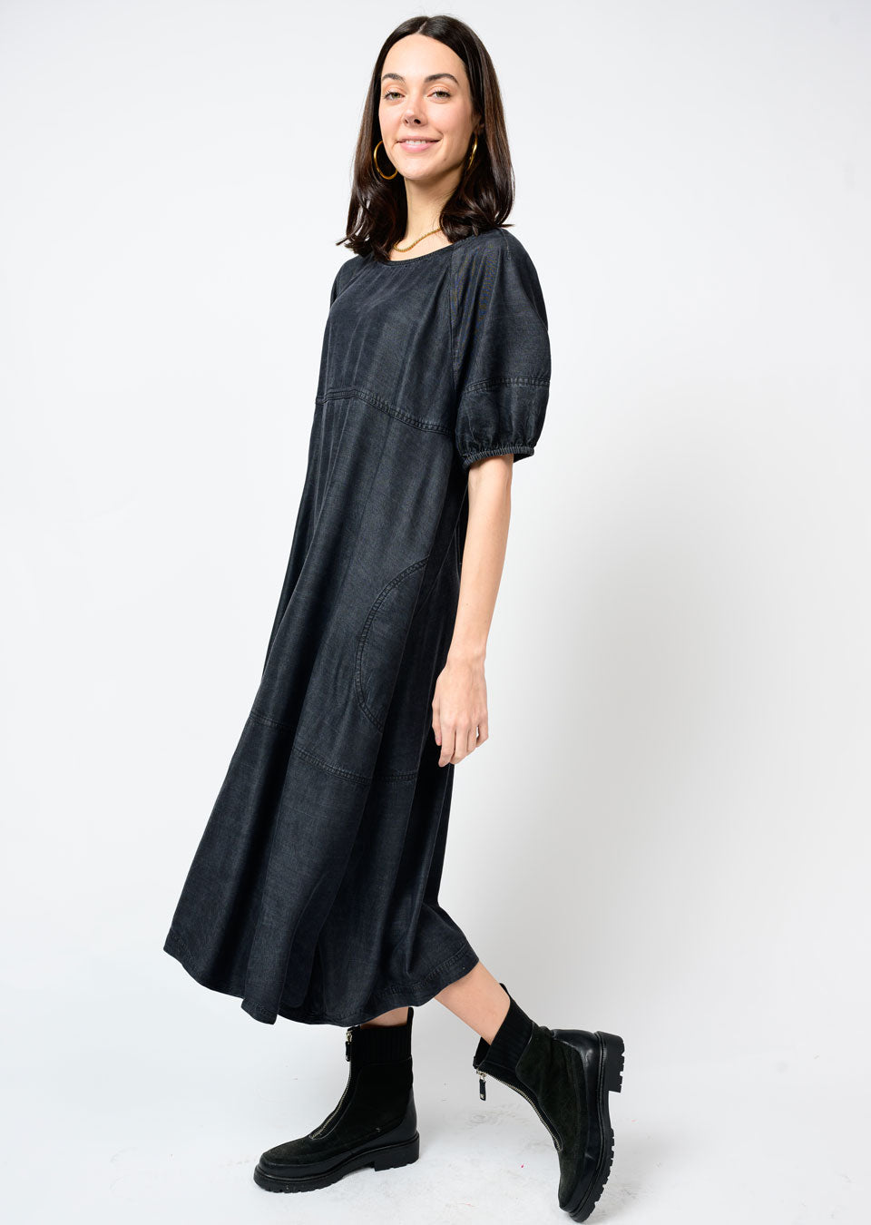 DARK DENIM DRESS