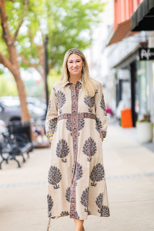 FALL TREE OF LIFE DRESS