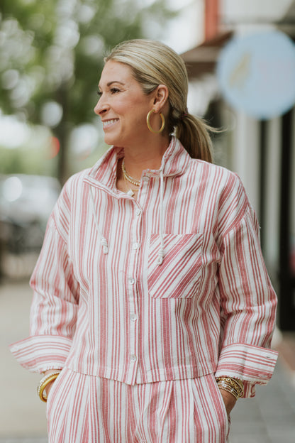 STRIPE SAILOR JACKET