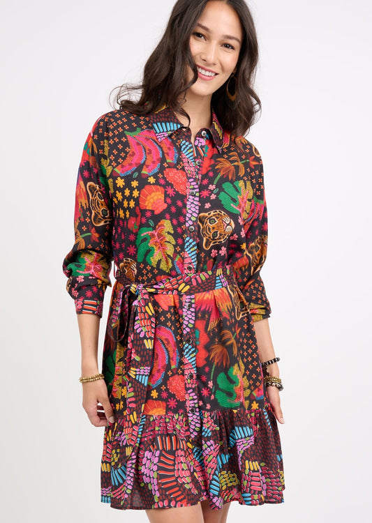 TIGER CONFETTI DRESS