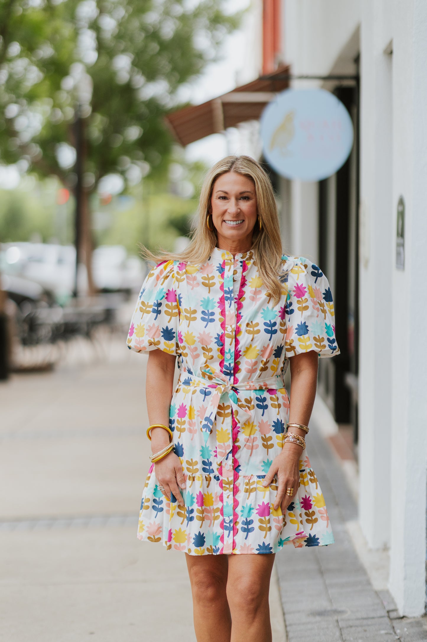 TULIPS IN A ROW DRESS