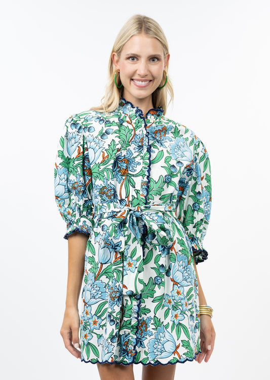 TURKS SCALLOP FRONT DRESS
