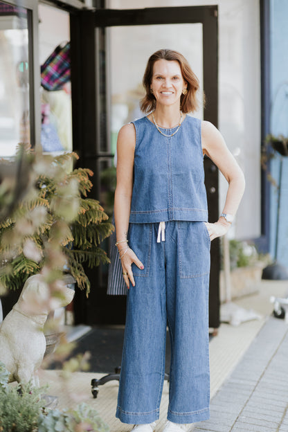 DAYCATION DENIM UTILITY PANT