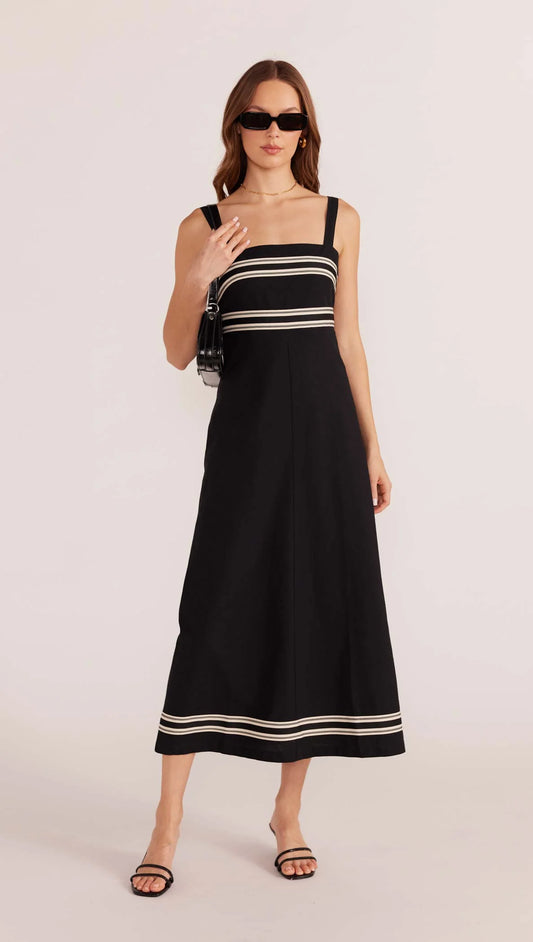ELKI TRIM MIDI  DRESS