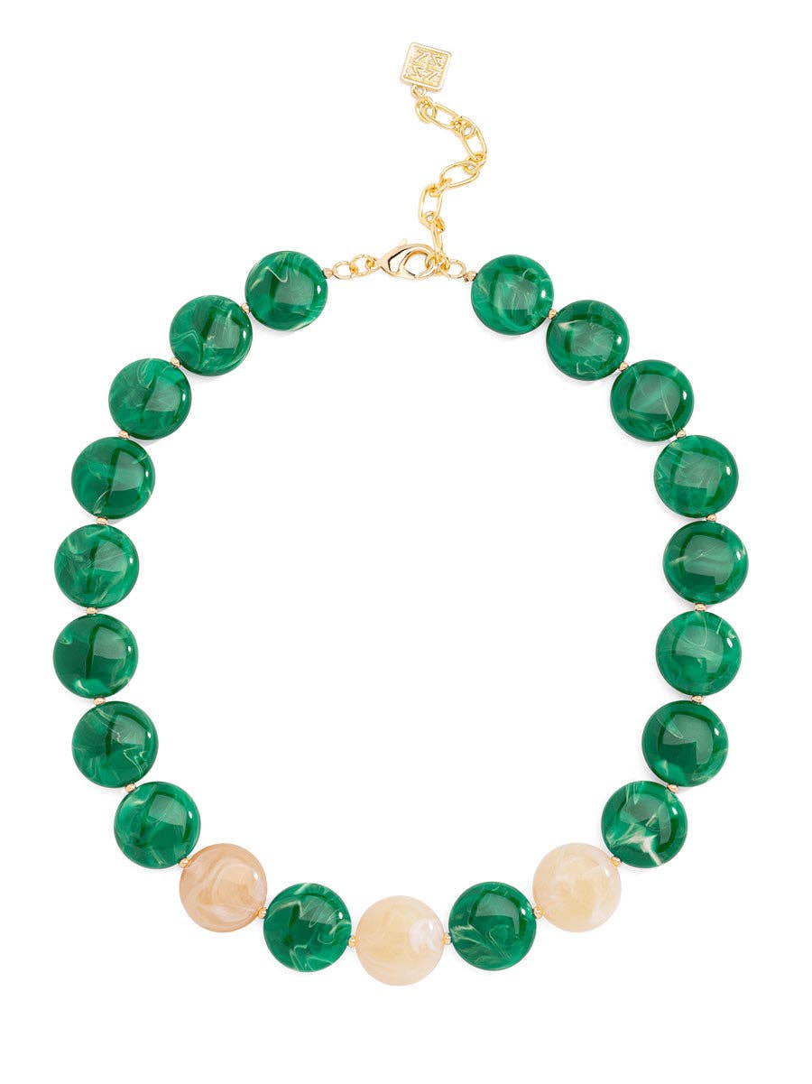 SWRIL BEAD COLLAR