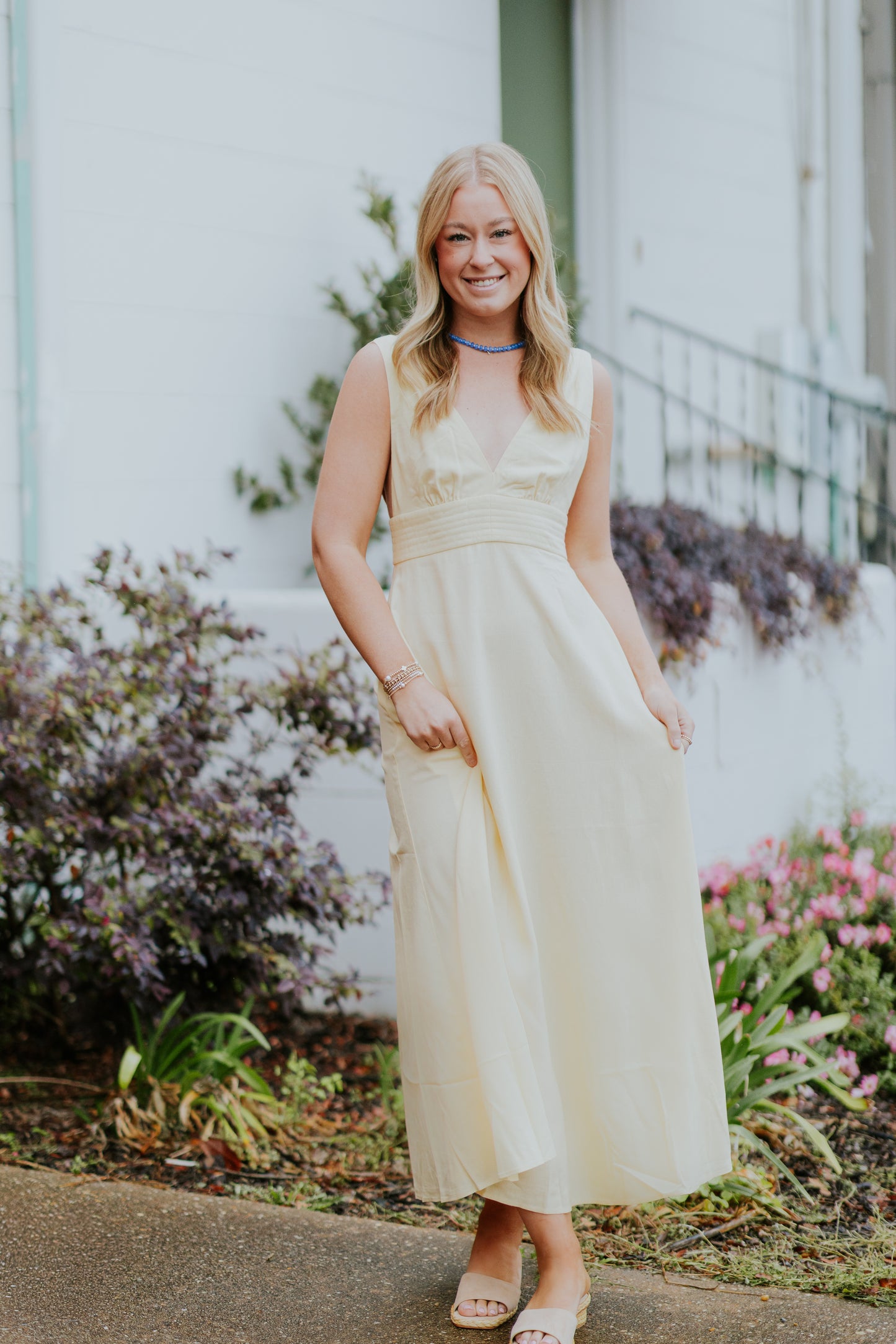 KAIA SUNYELLOW DRESS