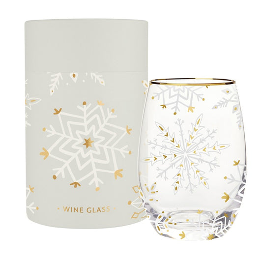 STEAMLESS SNOWFLAKE WINEGLASS