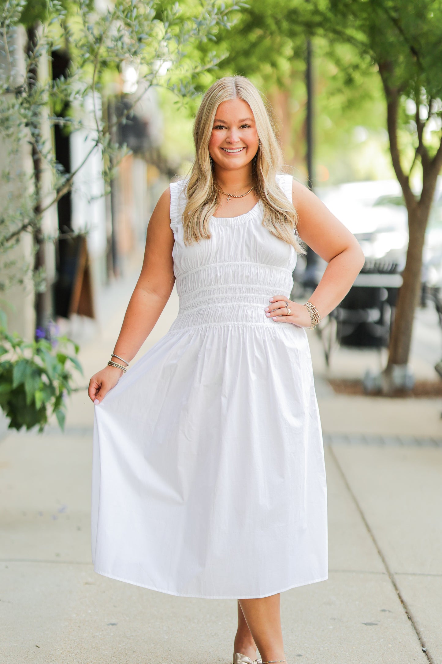 SAINT JAMES WHITE DRESS