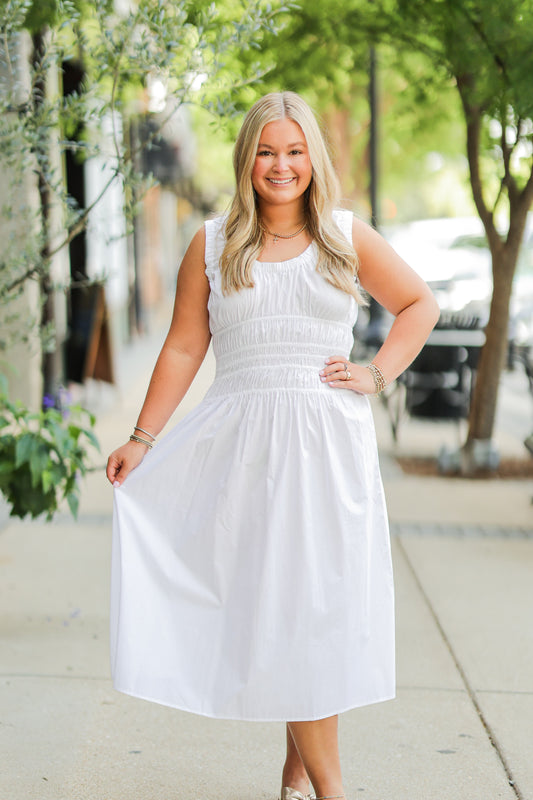SAINT JAMES WHITE DRESS