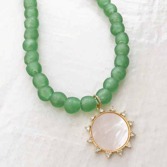 GEMSTONE SUN NECKLACE