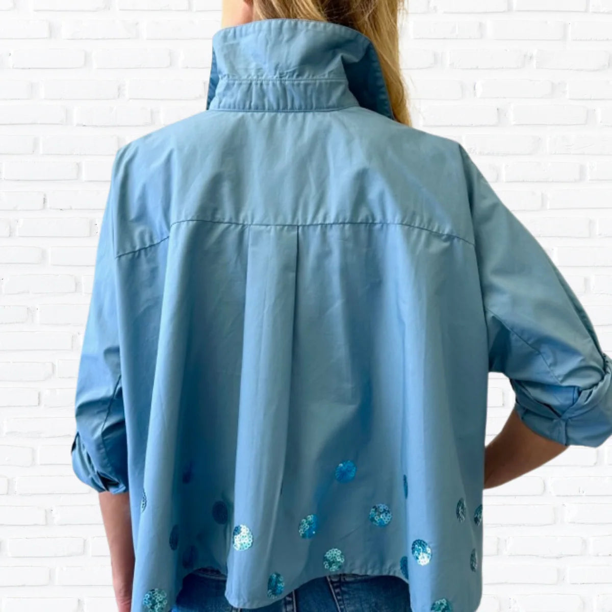 ABBY SWING TOP IN BLUE