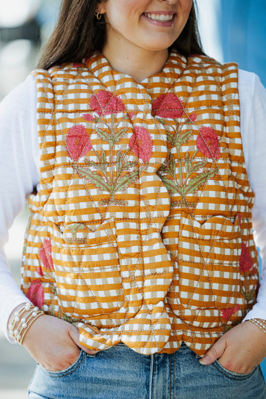 SCALLOPED EDGE VEST