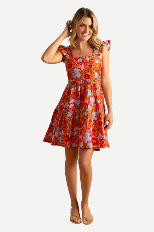 MAYA DRESS RETRO FLORAL