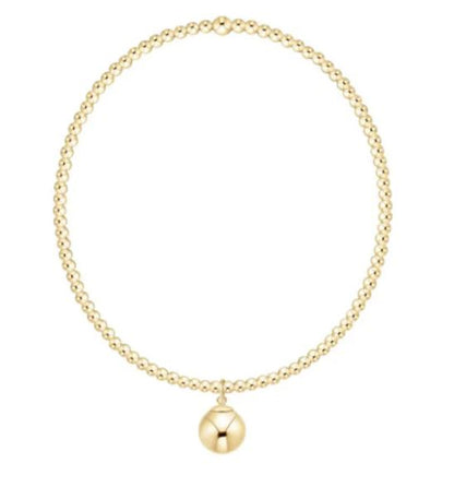 CLASSIC GOLD 8MM PEARL DANGLE