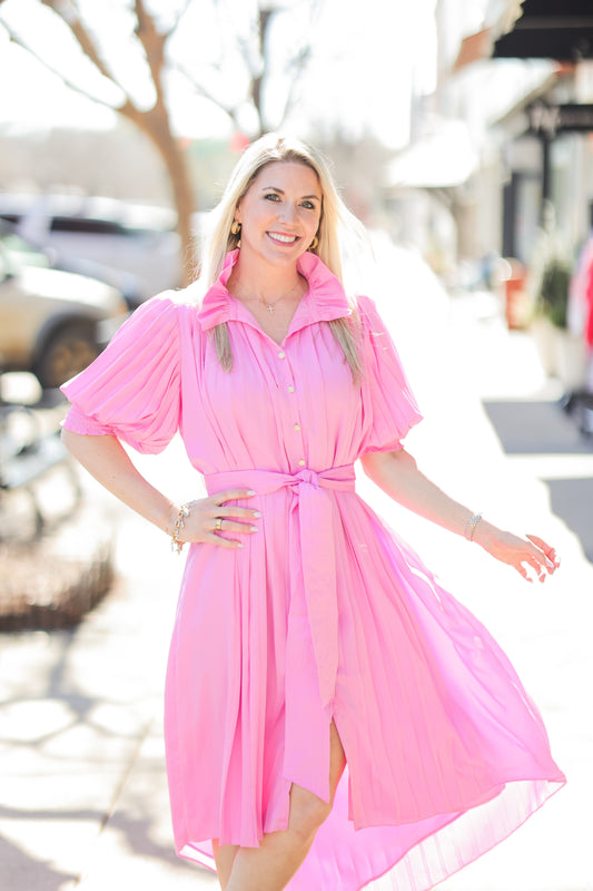 ROWAN PINK FUSHIA DRESS
