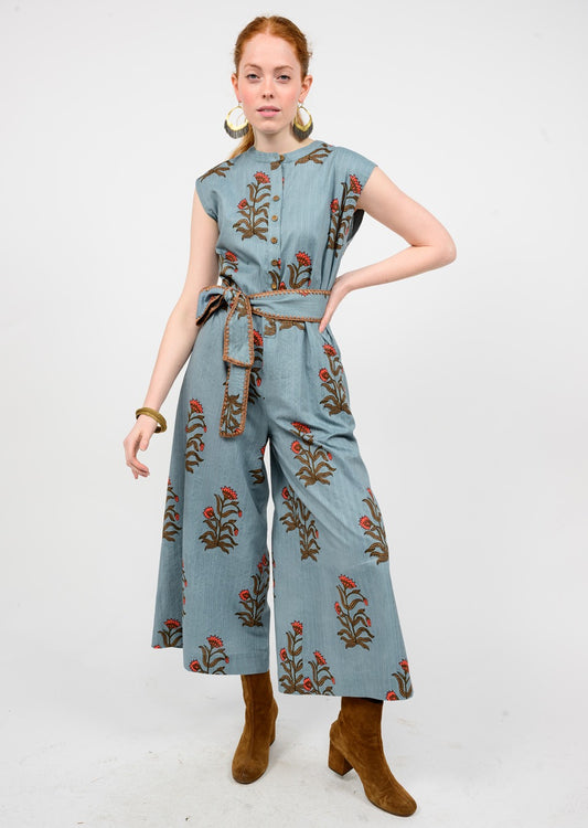 BLOCK PRINT JUMSUIT