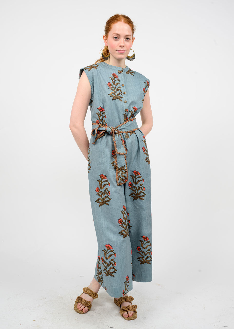 BLOCK PRINT JUMSUIT
