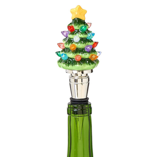 LIGHT UP TREE BOTTLE STOPPER