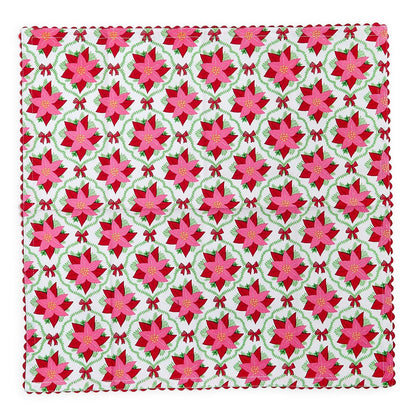 POINSETTIA CLOTH NAPKINS