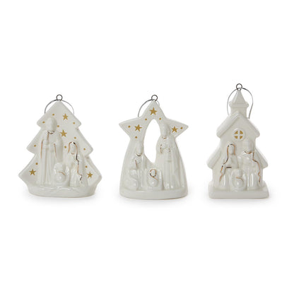 STARRY MANGER LIGHT UP KEEPSAKE ORNAMENT
