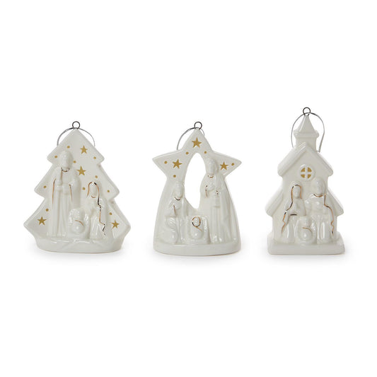 STARRY MANGER LIGHT UP KEEPSAKE ORNAMENT