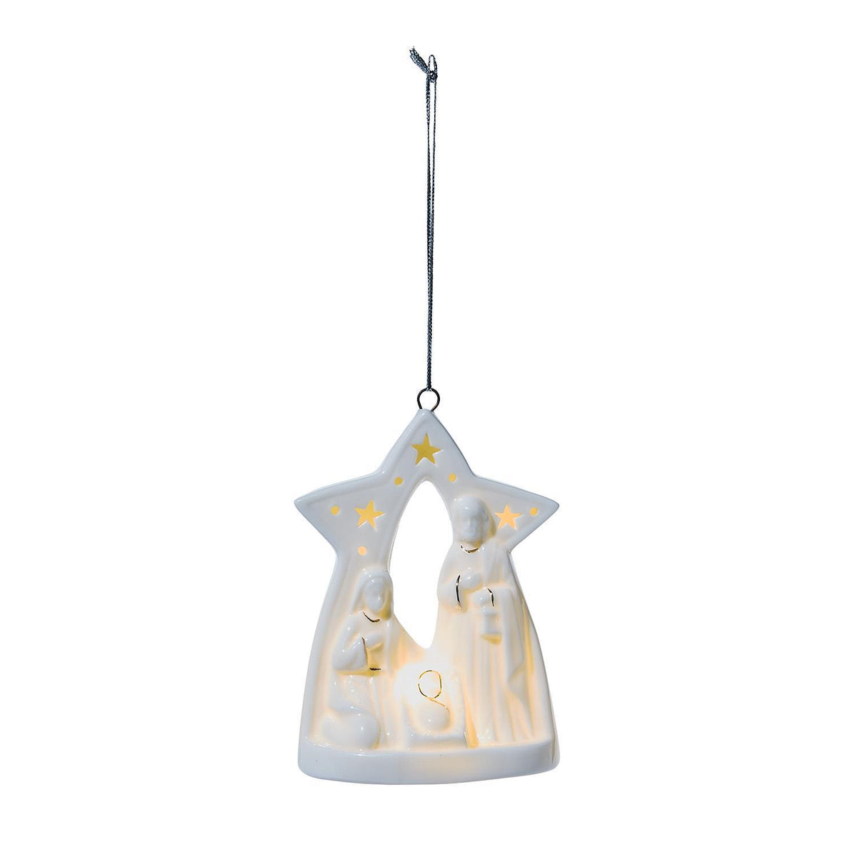 STARRY MANGER LIGHT UP KEEPSAKE ORNAMENT