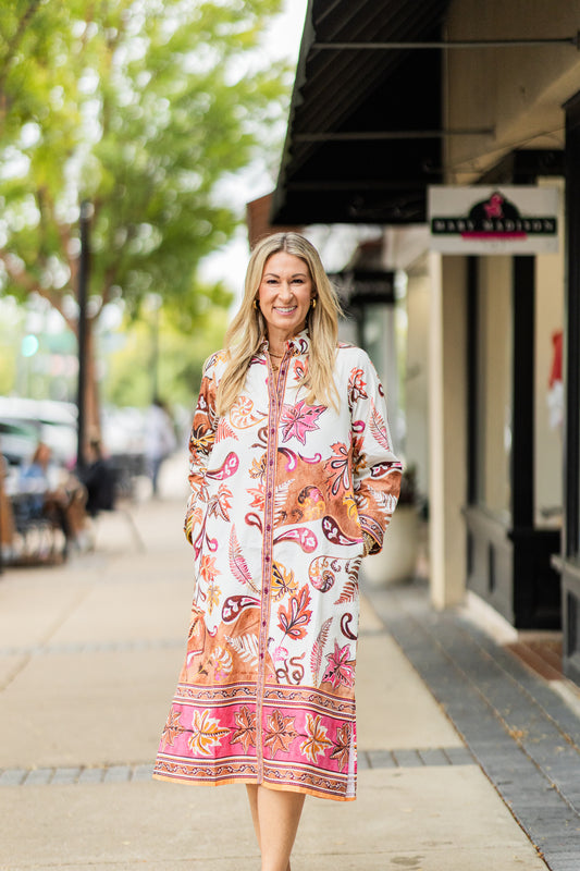 ELIZA MISTY FERN DRESS