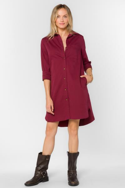 MORRIGAN WINE DRESS