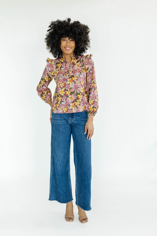 ELLE TEABERRY BLOUSE