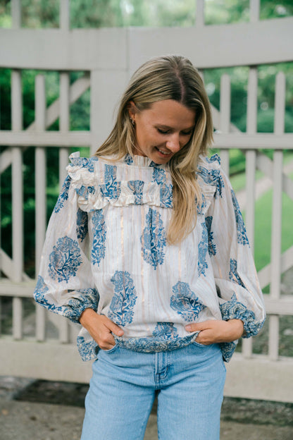 MAPLE BLUE FERN TOP