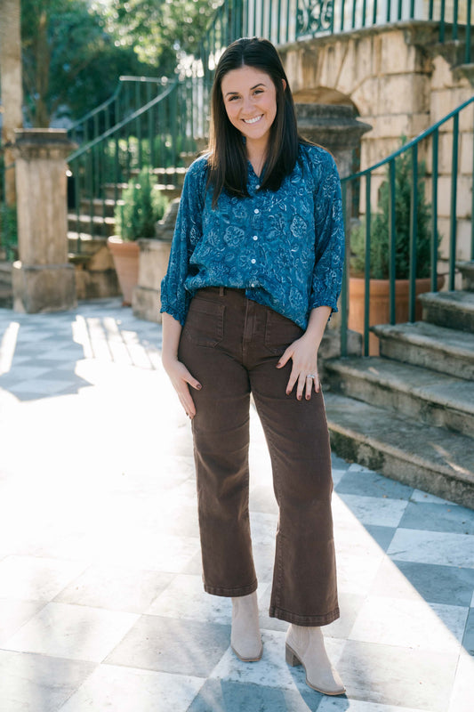 SAGE COBALT TOP