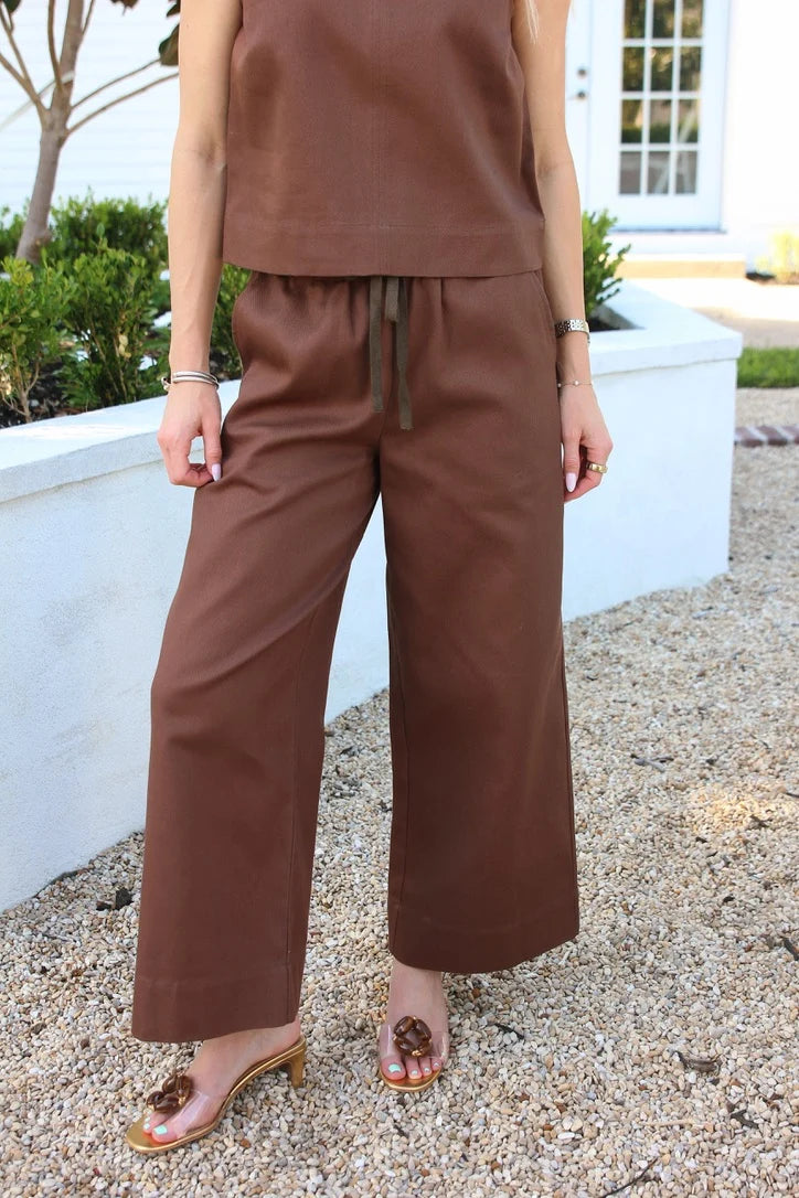 DENIM ELASTIC PANT