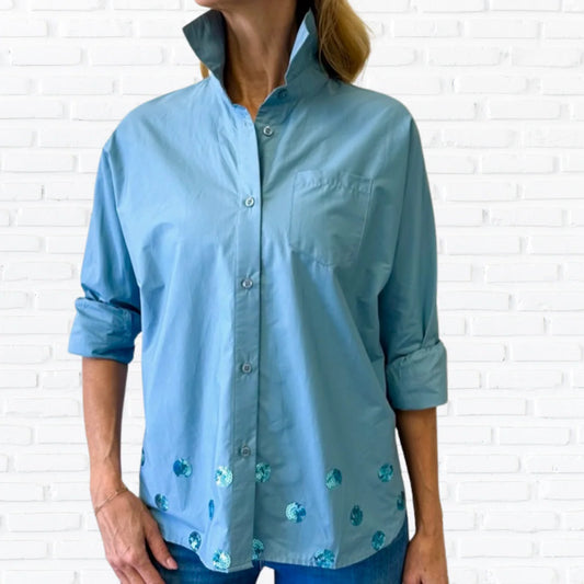 ABBY SWING TOP IN BLUE