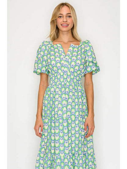 HELLENIC PETALS DRESS