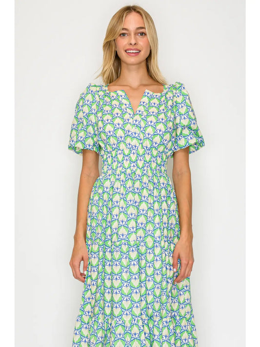 HELLENIC PETALS DRESS