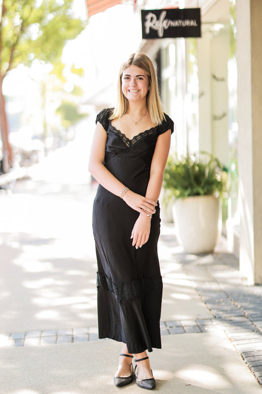 MOMENTO BIAS MIDI DRESS