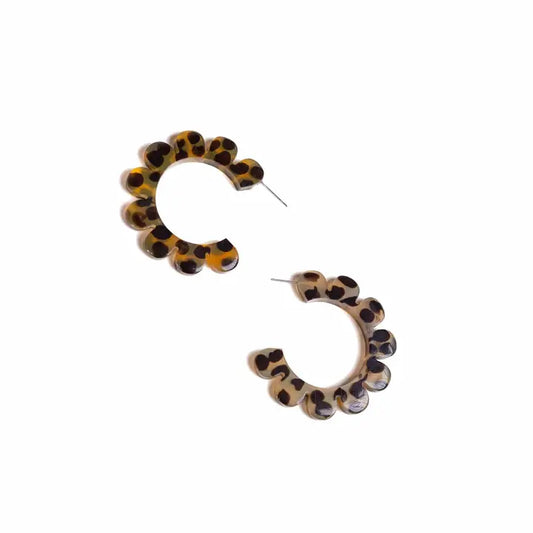 TORTOISE OUTLINE HOOPS