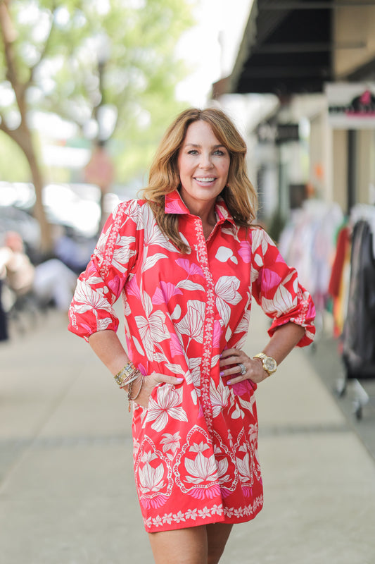 CHILLI FLORAL AVA DRESS