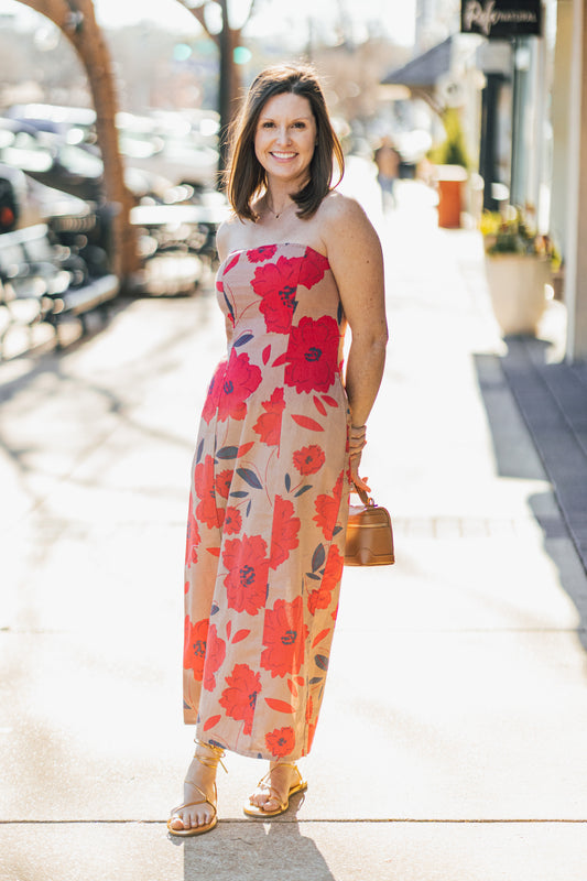 VIVIENNE STRAPLESS DRESS