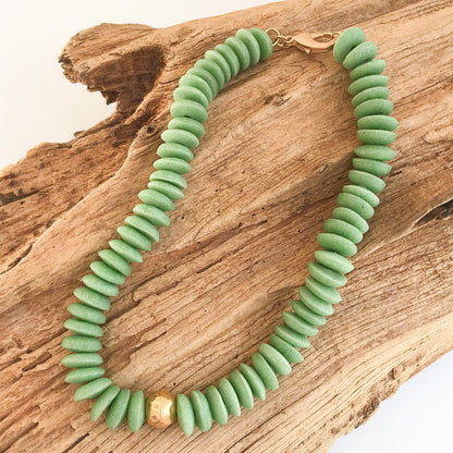 HEISHI CLAY CHOKER NECKLACE