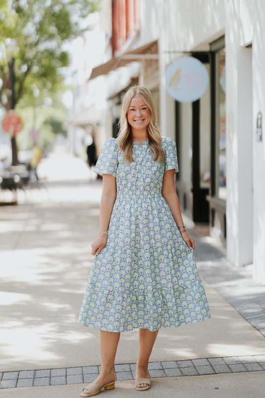 HELLENIC PETALS DRESS